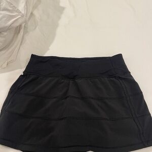 Lululemon Black Tennis Skirt Size 2 regular length
